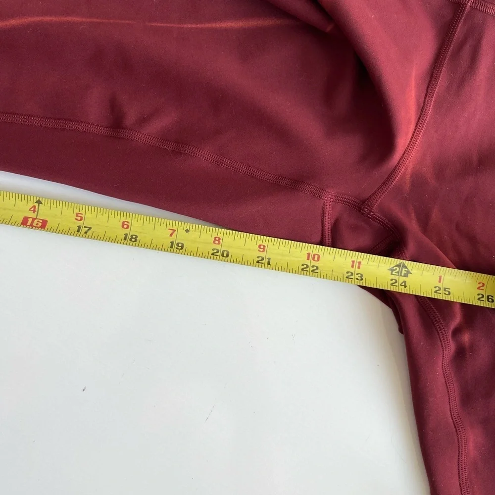 Lululemon Athletica Deep Red tie dye Leggings